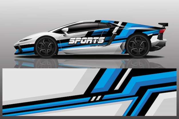 calcomanía de coche deportivo