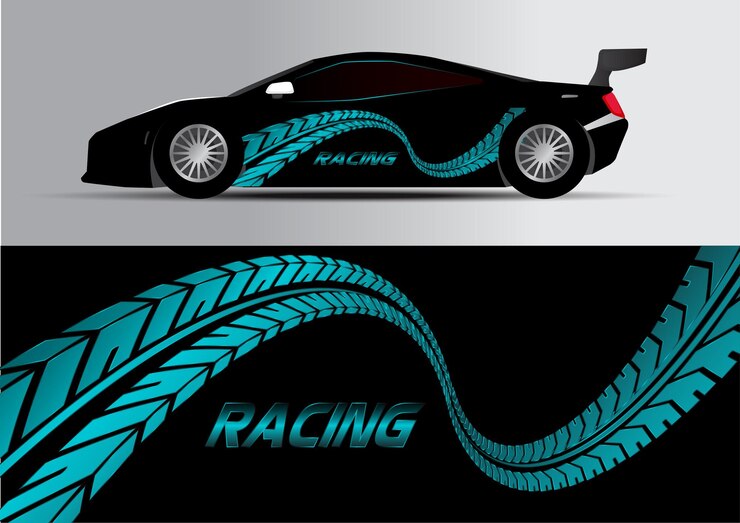 Calcomanías para autos deportivos, calcomanías para tuning de automóviles, rayas de carreras de velocidad, marcas rojas para transporte P90
