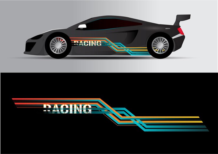 Calcomanías para autos deportivos rayas Pegatinas para tuning de autos rayas de carreras de velocidad Marcas rojas para el transporte 69