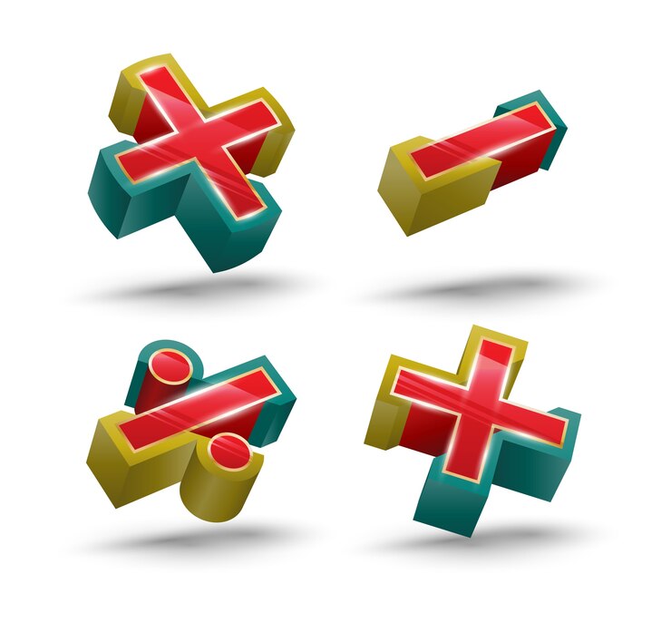 Vector calcula el icono del símbolo estilo 3d