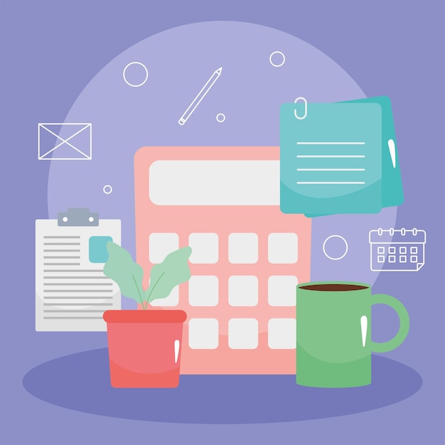 Calculadora y herramientas de oficina