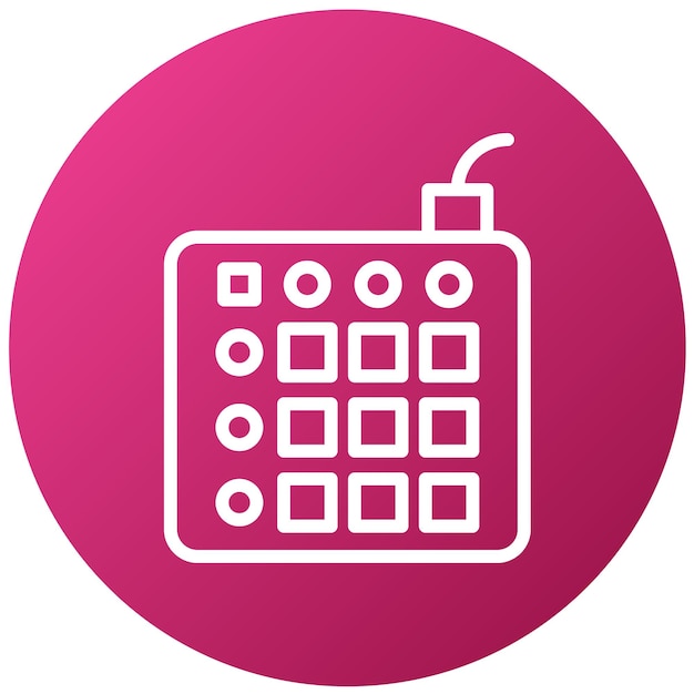 una calculadora rosa y blanca con un fondo rosa