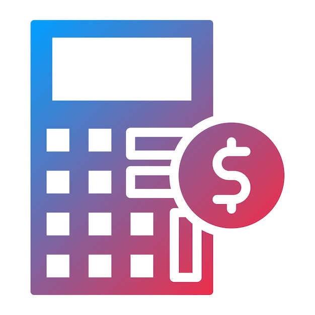 una calculadora con un signo de dólar en ella que dice 1