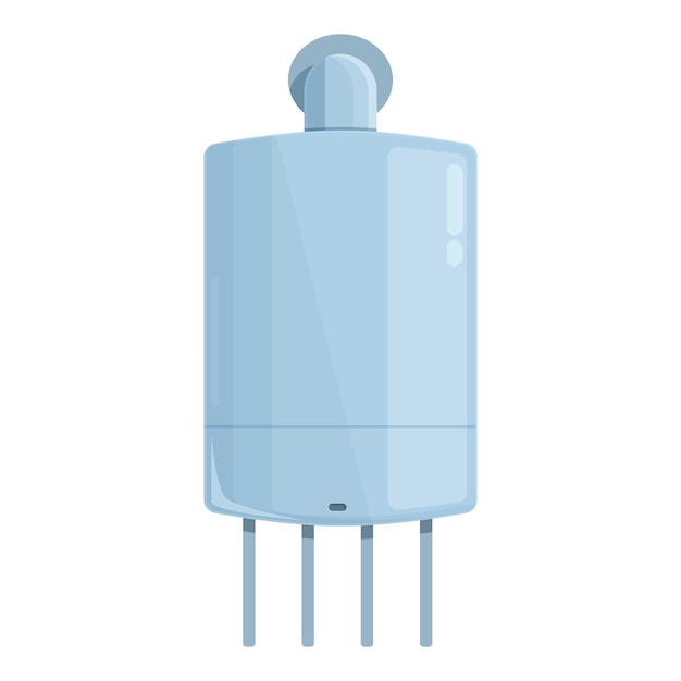 Caldera de gas acondicionador icono dibujos animados vector Calentador hogar Sistema caliente