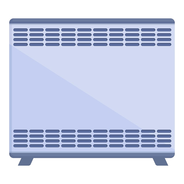 Calefacción casa radiador icono dibujos animados vector Calentador eléctrico Caldera de habitación