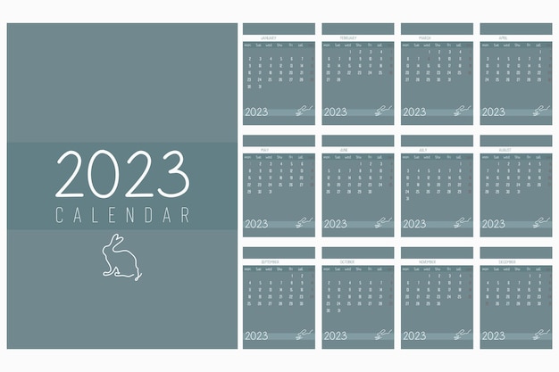 Calendario para 2023