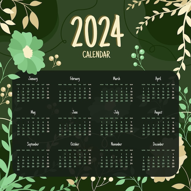 Calendario para 2024