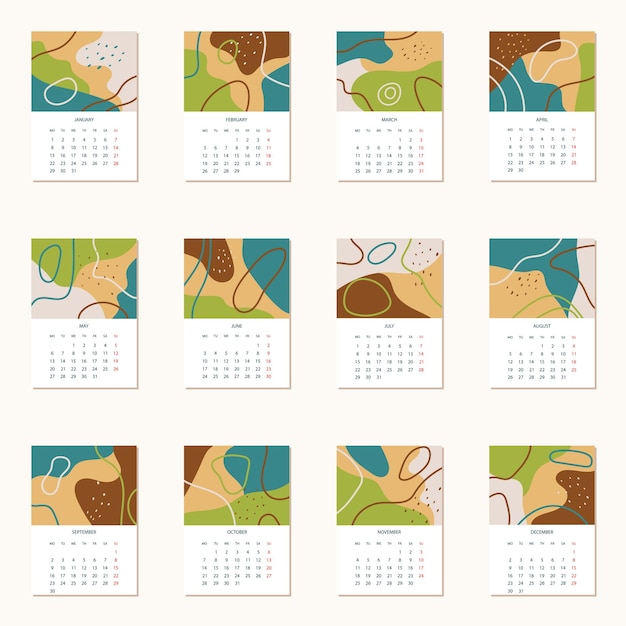 calendario para el año 2024