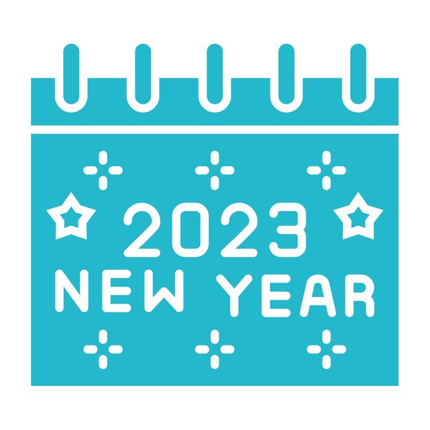 un calendario azul con el año 2013 en él