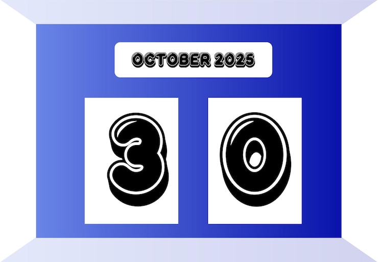 Vector calendario de días mensuales de vacante