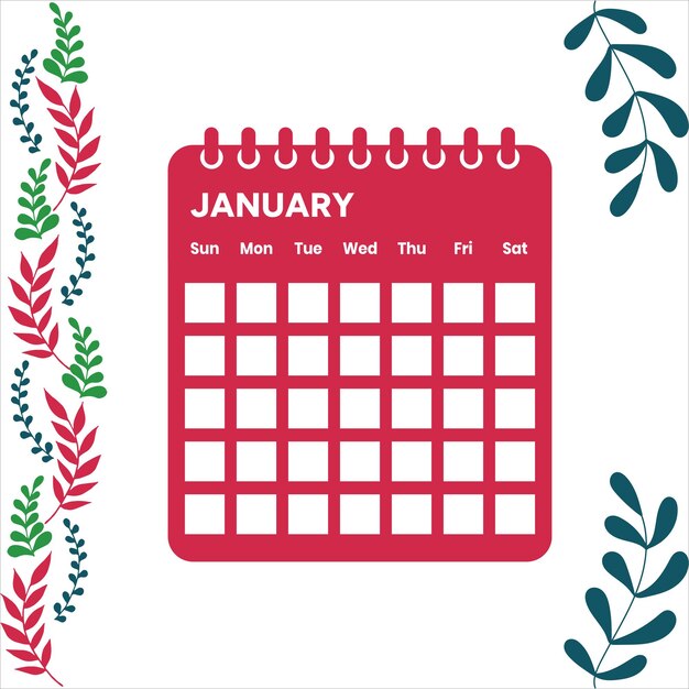 Calendario de enero
