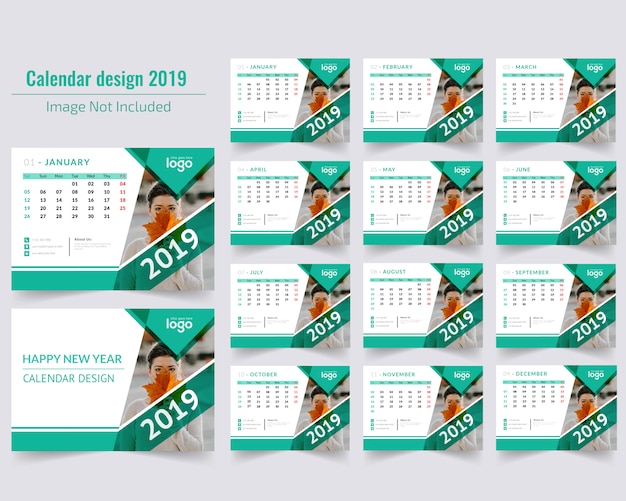 Calendario de escritorio 2019