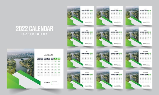 Calendario de escritorio 2022