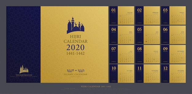 Calendario islámico 2020 islámico