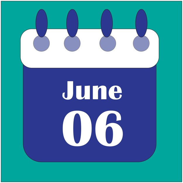 Calendario de junio