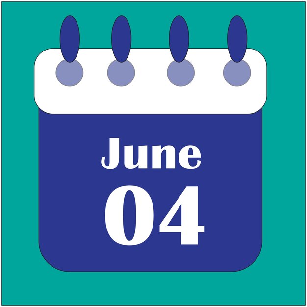 Calendario de junio