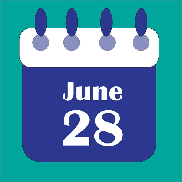 Calendario de junio