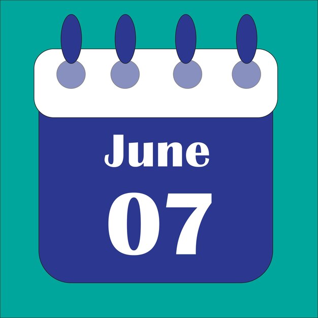 Calendario de junio