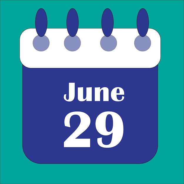 Calendario de junio