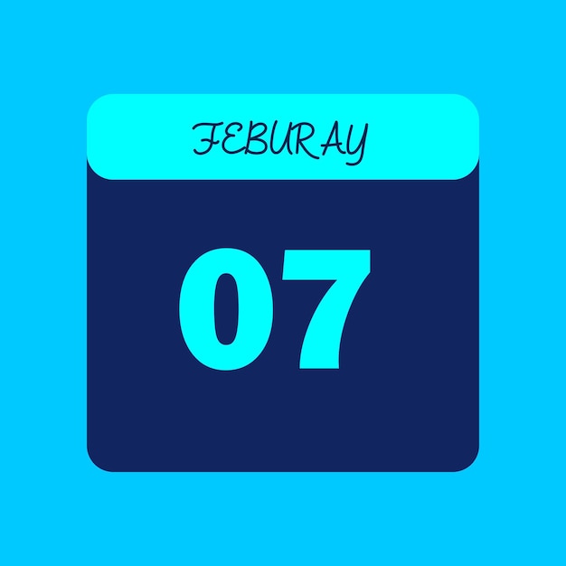 Calendario del mes de febrero Editable