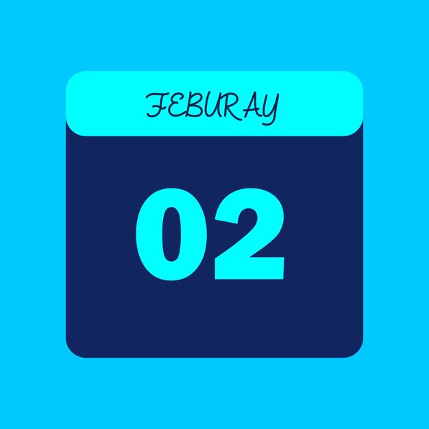 Calendario del mes de febrero Editable
