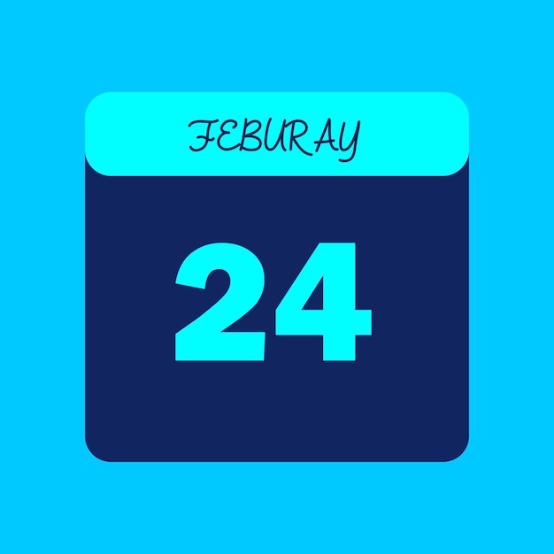 Calendario del mes de febrero Editable