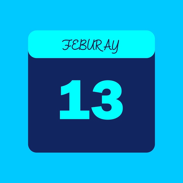 Calendario del mes de febrero Editable