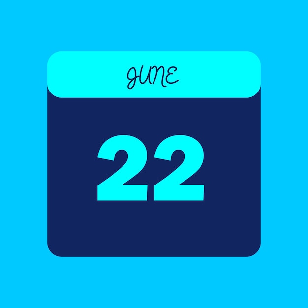 Calendario del mes de junio de 2024 Editable