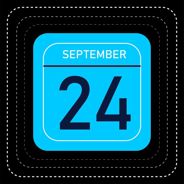 Calendario del mes de septiembre