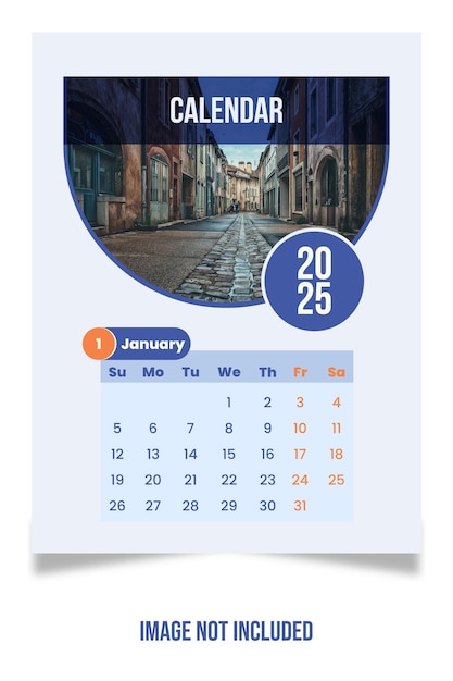 Calendario de mini escritorio para 2025