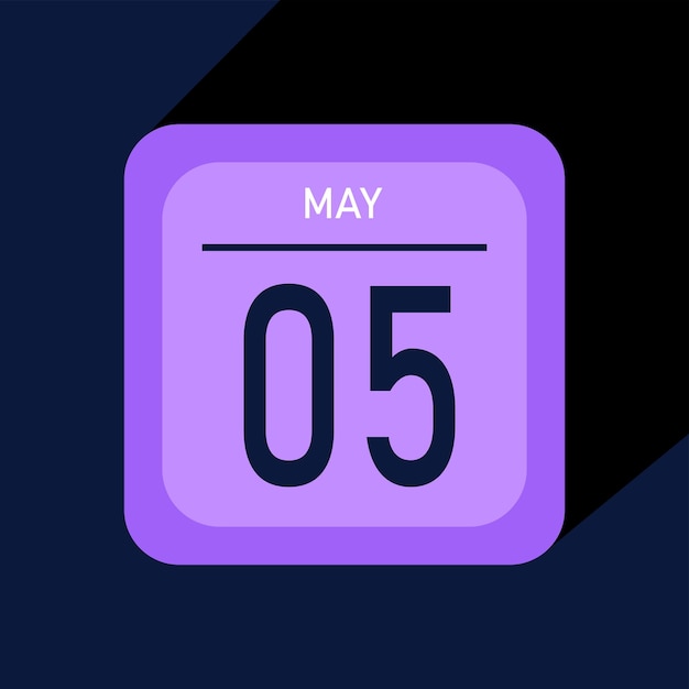Calendario de nuevo estilo de mayo de 2025