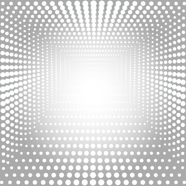 Cálido gris blanco pop art retro comic fondo vector Efecto de reflejo de espejo
