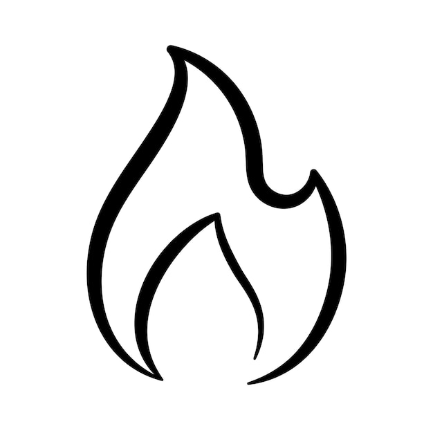 Caligrafía de la llama monolina