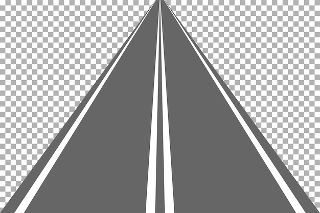 Calle de carretera con asfalto recto autopista autopista para ilustración vectorial de transporte motorizado