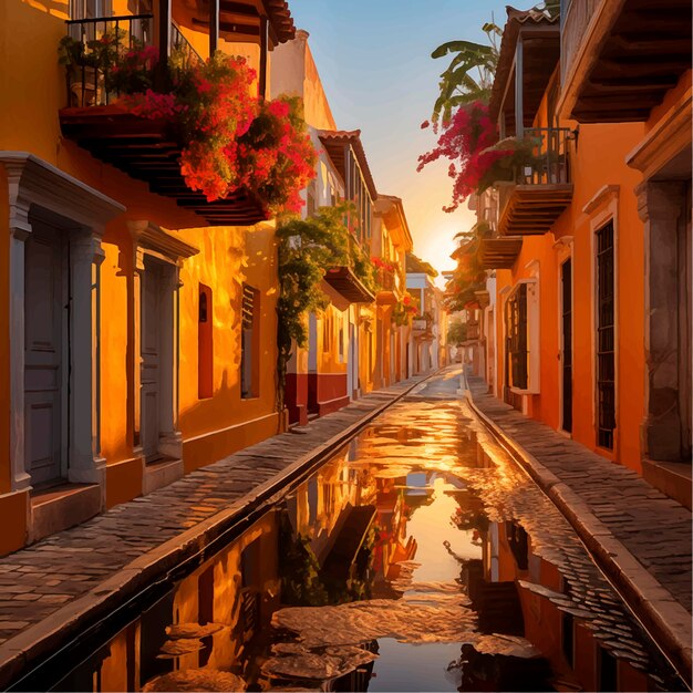 Calles coloniales cartagena de indias