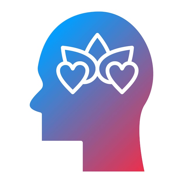 Calma Imagen vectorial de icono de emoción Se puede usar para la salud mental