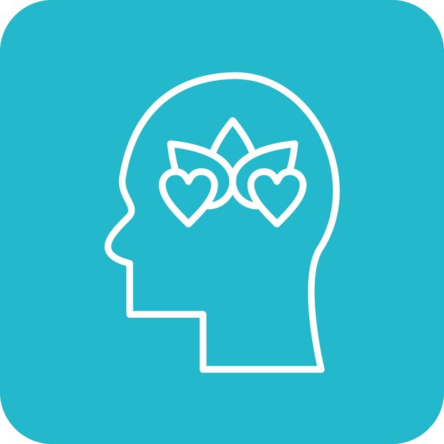 Calma Imagen vectorial de icono de emoción Se puede usar para la salud mental