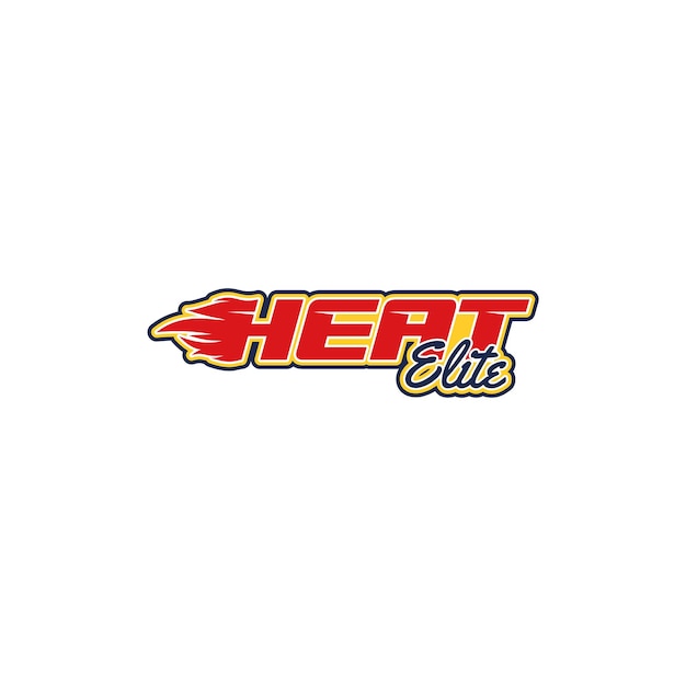 calor elite logo diseño diseño vector deporte logo