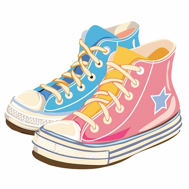 calzado calzado moda calzado deporte icono ilustración aislado zapatos zapatillas de deporte diseño de ropa