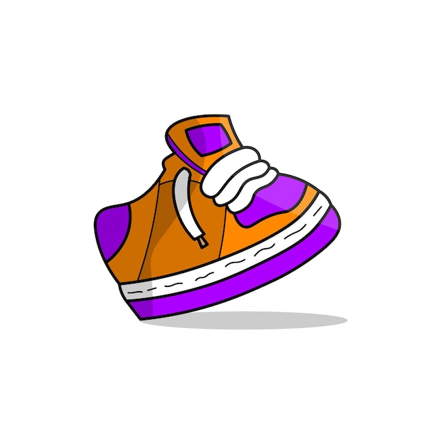 CALZADO DE ZAPATOS DE TENIS DE ILUSTRACIÓN VECTORIAL