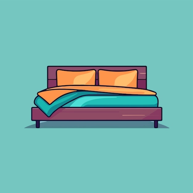 Una cama con una almohada encima.