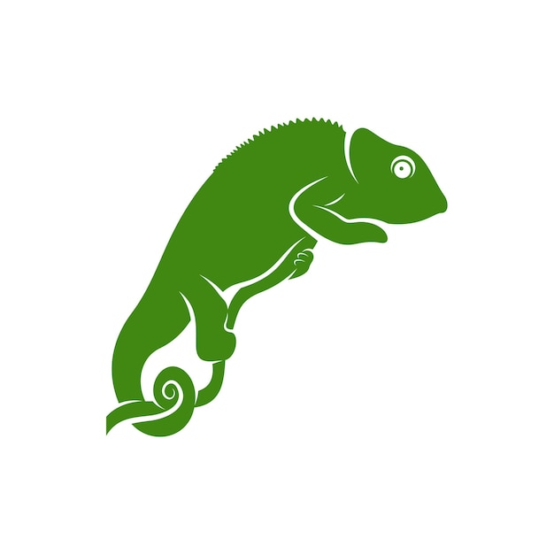 Camaleón logo diseño vector icono símbolo plantilla ilustración