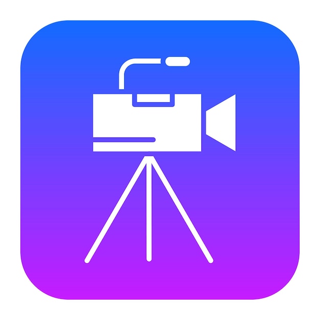 una cámara con una cámara de video en ella