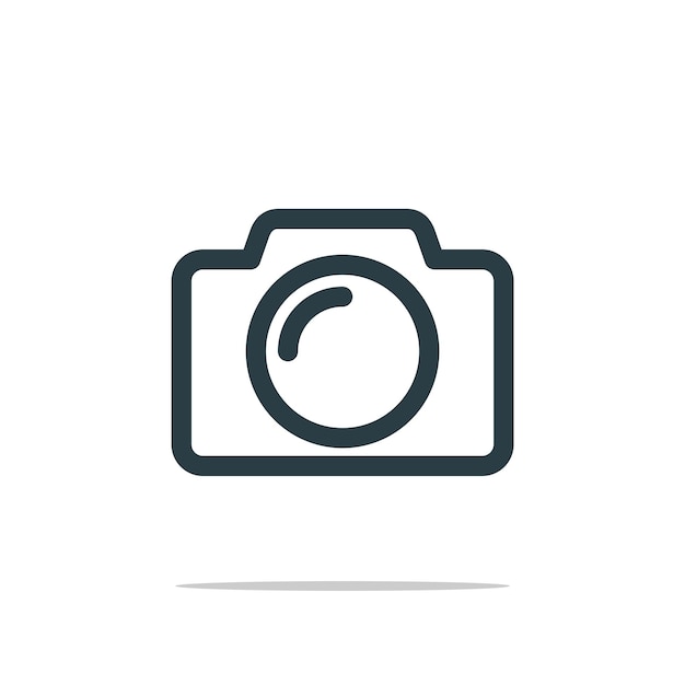 Cámara fotografía icono Logo plantilla ilustración diseño Vector EPS 10