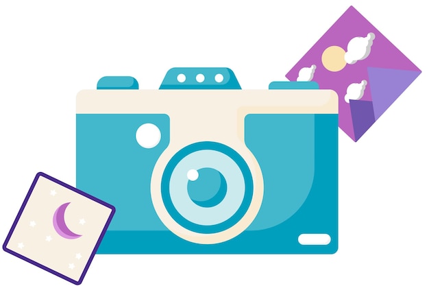 cámara fotográfica y galería