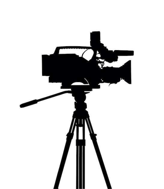Una cámara de video digital profesional.