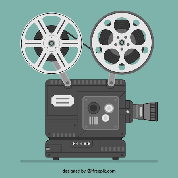 Vector cámara de video