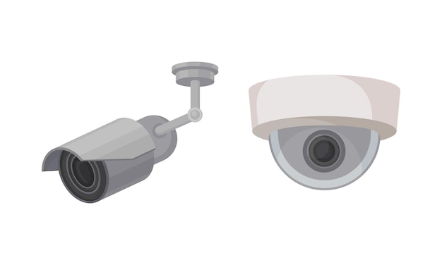 Cámaras de seguridad inalámbricas o televisores de circuito cerrado para el seguimiento y la vigilancia de conjuntos vectoriales