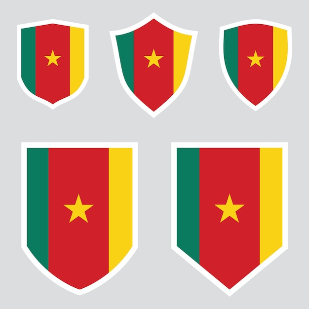 Camerún Establezca el marco del escudo