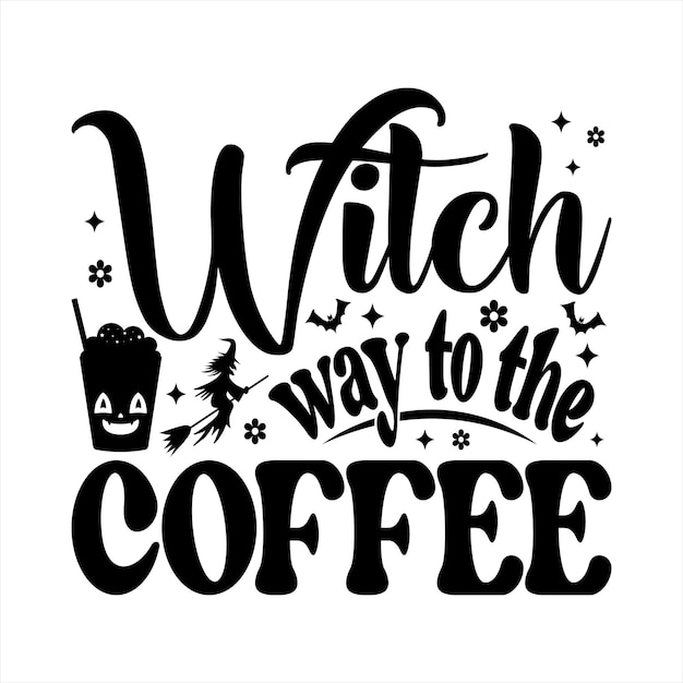 Camino de bruja al café